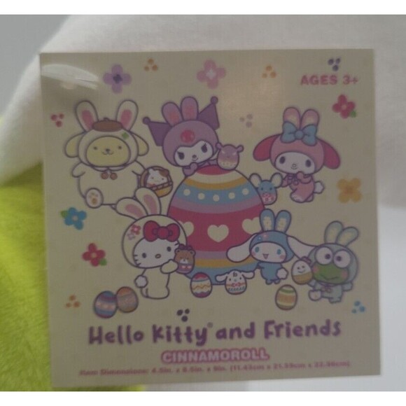 Sanrio Hello Kitty and Friends Lot of 5 Easter Plushes plus 40in X 50in Throw - Picture 13 of 16